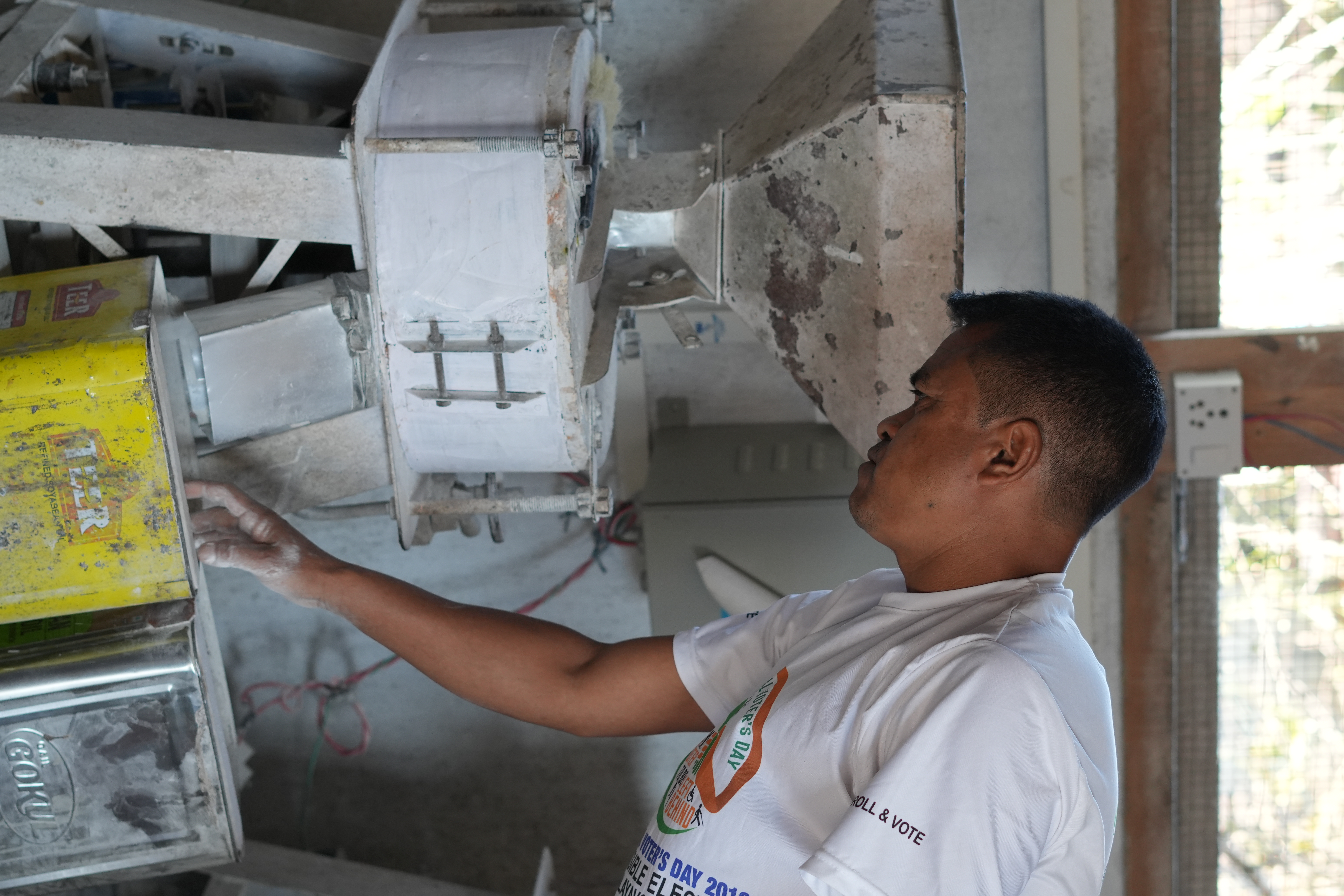 Community development in rural India - BPSV team working with local entrepreneurs